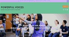 Desktop Screenshot of powerfulvoices.org
